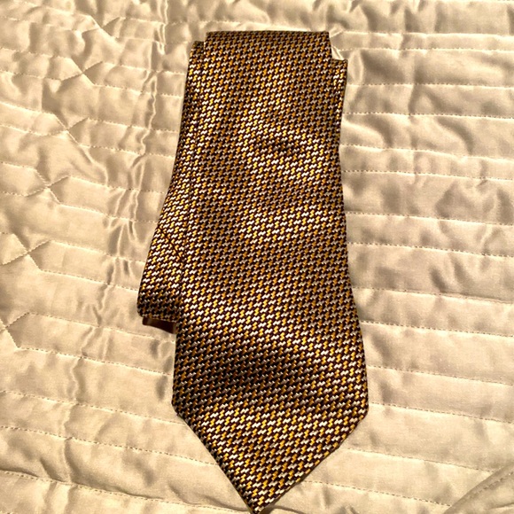 ERMENEgildoZEGNA silk tie. Made in Italy. - Picture 5 of 7